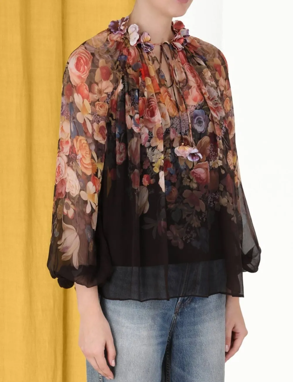 ZIMMERMANN Luminosity<Luminosity Floral Blouse