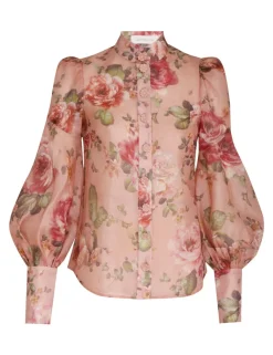 ZIMMERMANN Clothing<Luminosity Floral Blouse