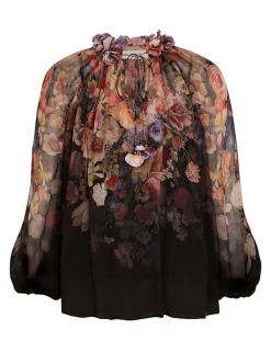 ZIMMERMANN Tops<Luminosity Floral Blouse