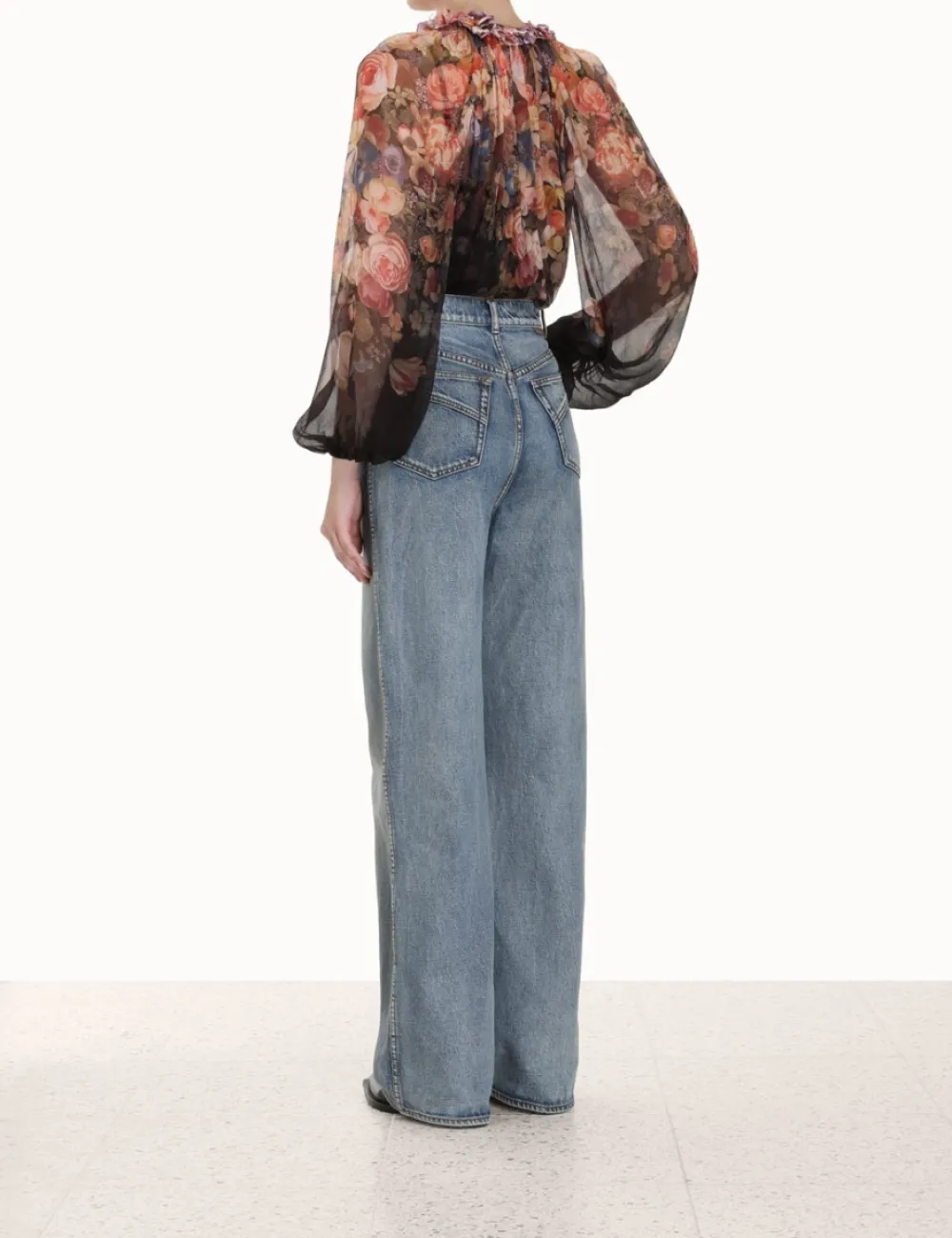 ZIMMERMANN Tops<Luminosity Floral Blouse