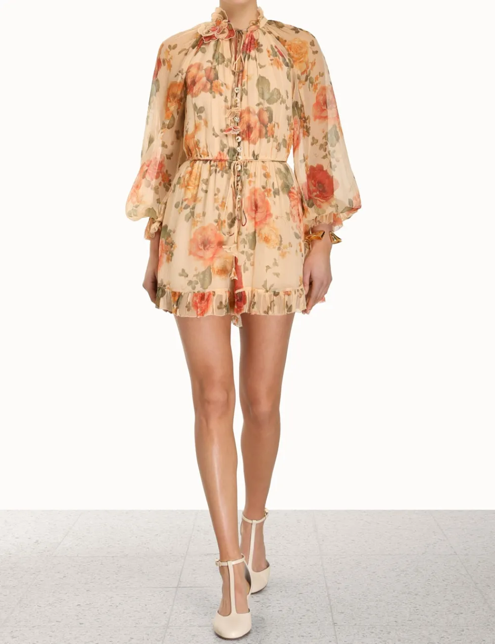ZIMMERMANN Jumpsuits & Playsuits<Luminosity Flutter Playsuit