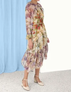 ZIMMERMANN Luminosity<Luminosity Frill Midi Dress