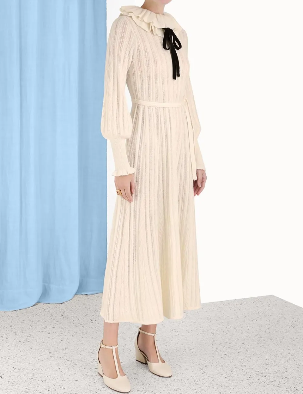 ZIMMERMANN Luminosity<Luminosity Frill Neck Dress