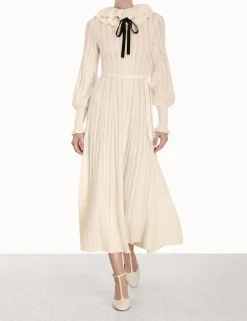 ZIMMERMANN Clothing<Luminosity Frill Neck Dress
