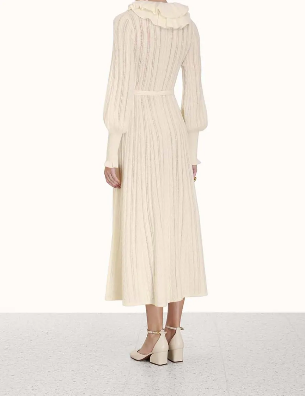 ZIMMERMANN Clothing<Luminosity Frill Neck Dress