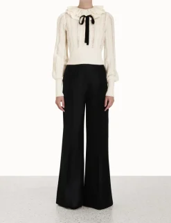 ZIMMERMANN Knitwear<Luminosity Frill Neck Sweater