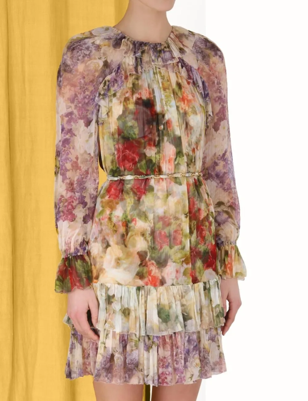 ZIMMERMANN Clothing<Luminosity Frill Swing Mini