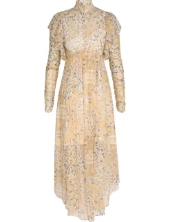 ZIMMERMANN Clothing<Luminosity Gathered Midi Dress