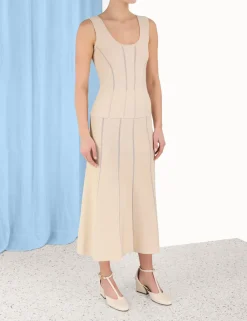 ZIMMERMANN Clothing<Luminosity Knit Panelled Tank