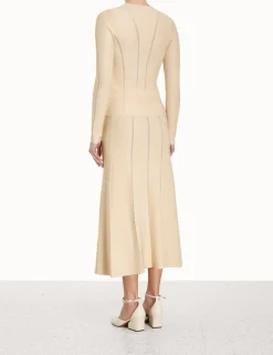 ZIMMERMANN Skirts<Luminosity Knit Panelled Skirt