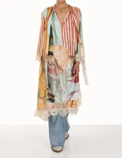 ZIMMERMANN Dresses<Luminosity Lace Back Midi