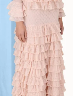 ZIMMERMANN Knitwear<Luminosity Lace Frill Skirt