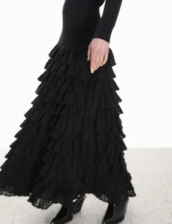 ZIMMERMANN Skirts<Luminosity Lace Frill Skirt
