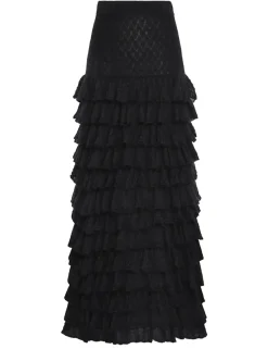 ZIMMERMANN Knitwear<Luminosity Lace Frill Skirt