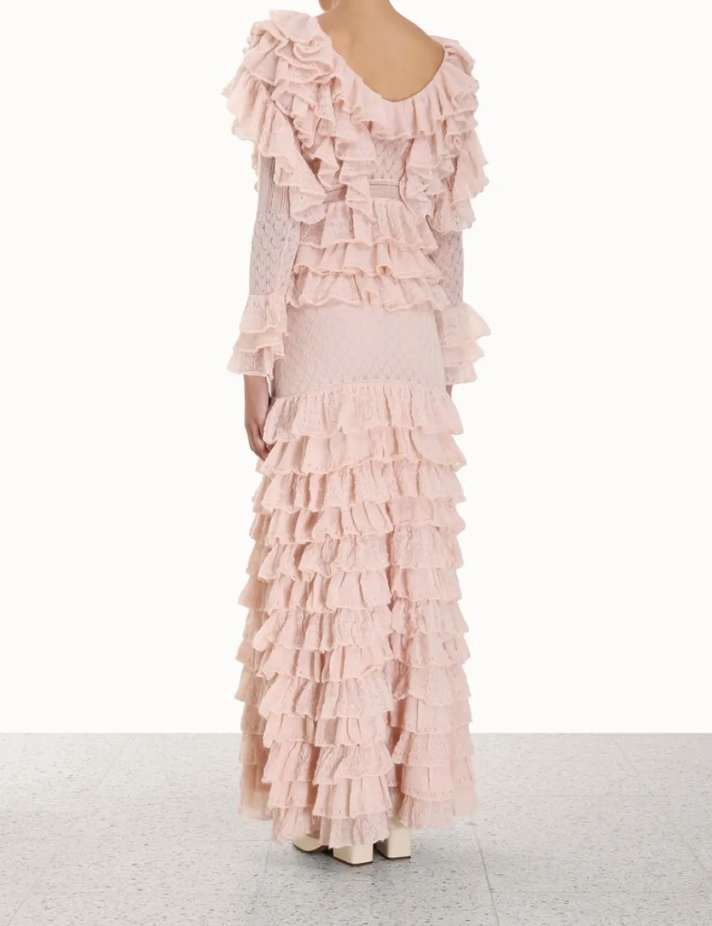 ZIMMERMANN Clothing<Luminosity Lace Frill Skirt