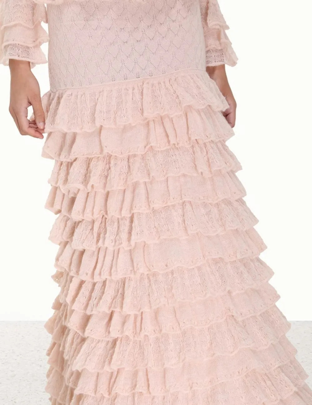 ZIMMERMANN Clothing<Luminosity Lace Frill Skirt