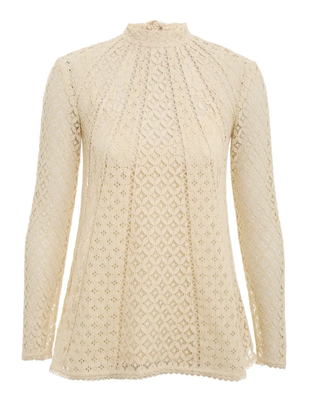 ZIMMERMANN Clothing<Luminosity Lace Paneled Blouse
