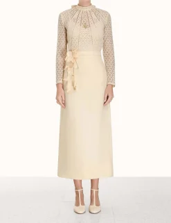ZIMMERMANN Clothing<Luminosity Lace Paneled Blouse