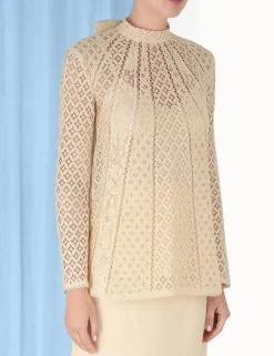 ZIMMERMANN Luminosity<Luminosity Lace Paneled Blouse