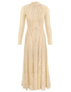 ZIMMERMANN Dresses<Luminosity Lace Panelled Midi
