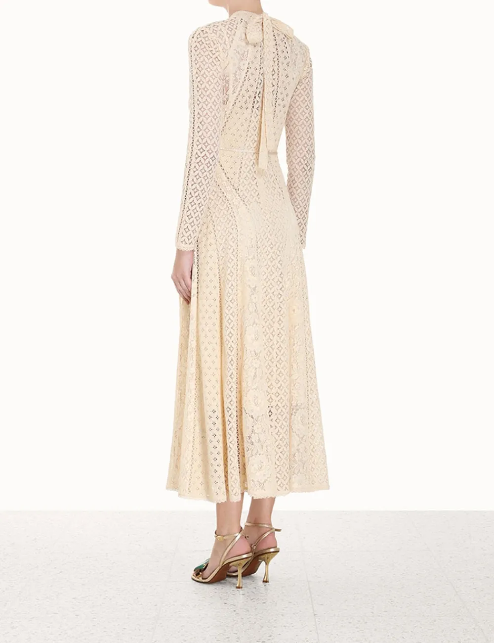 ZIMMERMANN Luminosity<Luminosity Lace Panelled Midi