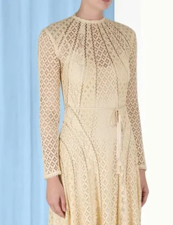 ZIMMERMANN Clothing<Luminosity Lace Panelled Midi