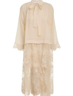 ZIMMERMANN In Denim<Luminosity Lace Shirt