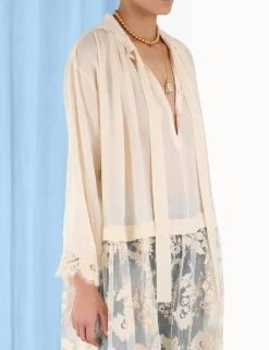 ZIMMERMANN Clothing<Luminosity Lace Shirt