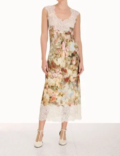 ZIMMERMANN Clothing<Luminosity Lace Slip Dress