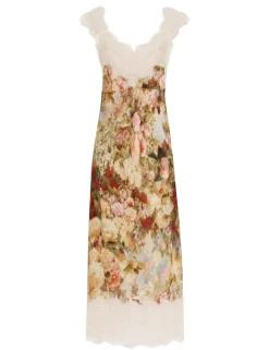 ZIMMERMANN Dresses<Luminosity Lace Slip Dress