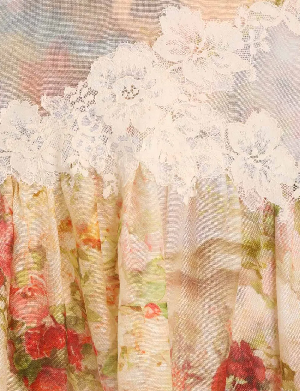ZIMMERMANN Luminosity<Luminosity Lace Spliced Skirt