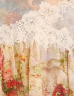 ZIMMERMANN Clothing<Luminosity Lace Spliced Skirt