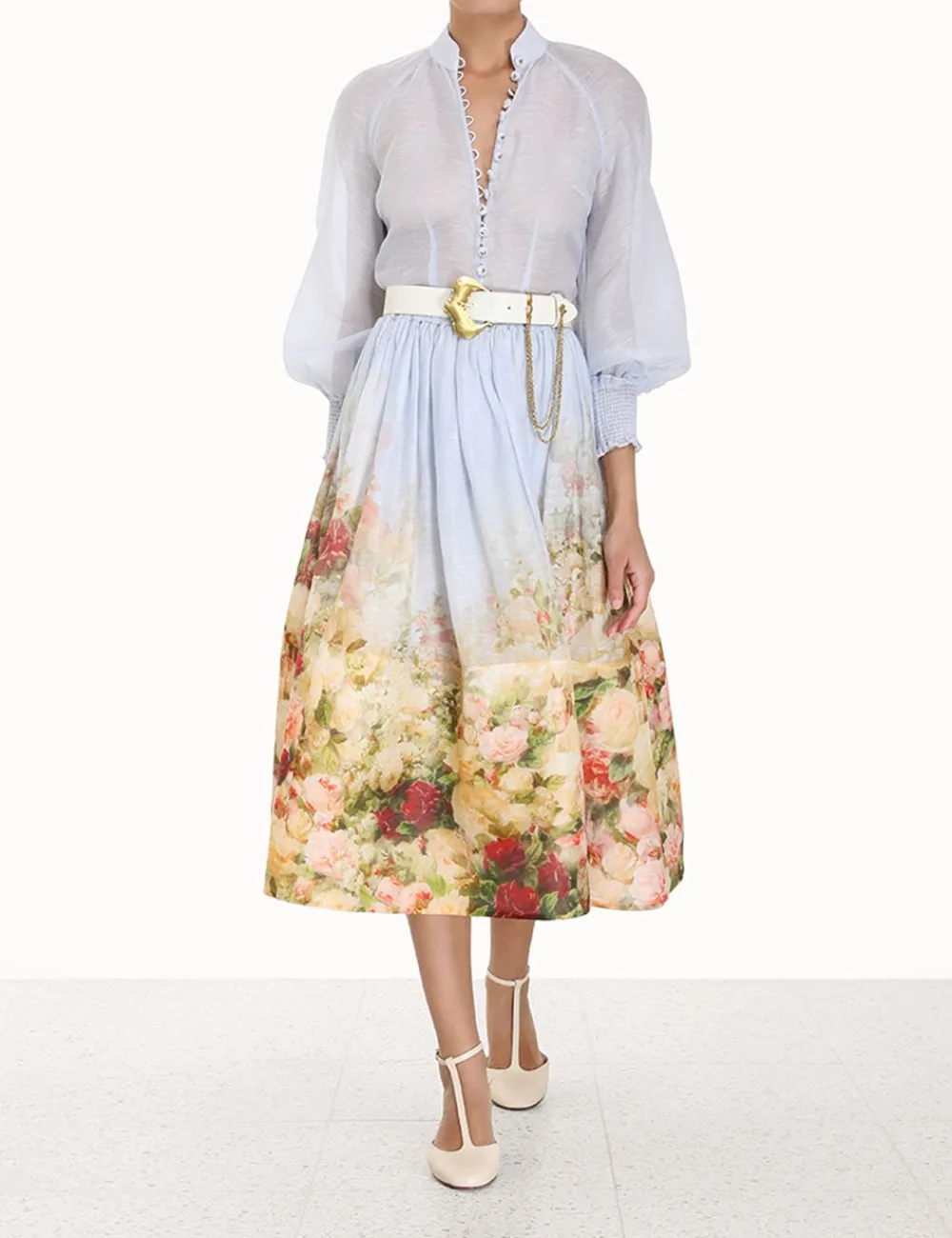 ZIMMERMANN Tops<Luminosity Lantern Blouse