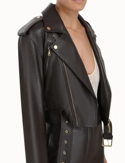 ZIMMERMANN Clothing<Luminosity Leather Biker