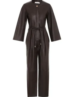 ZIMMERMANN Jumpsuits & Playsuits<Luminosity Leather Jumpsuit