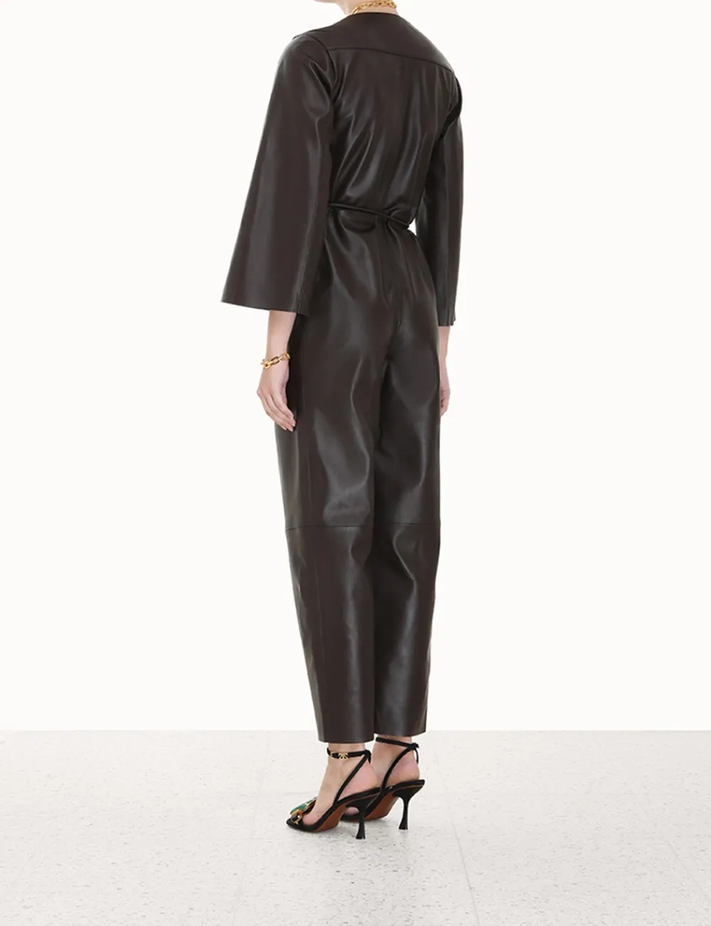 ZIMMERMANN Jumpsuits & Playsuits<Luminosity Leather Jumpsuit