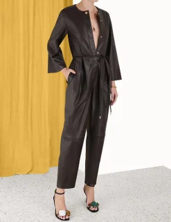 ZIMMERMANN Clothing<Luminosity Leather Jumpsuit