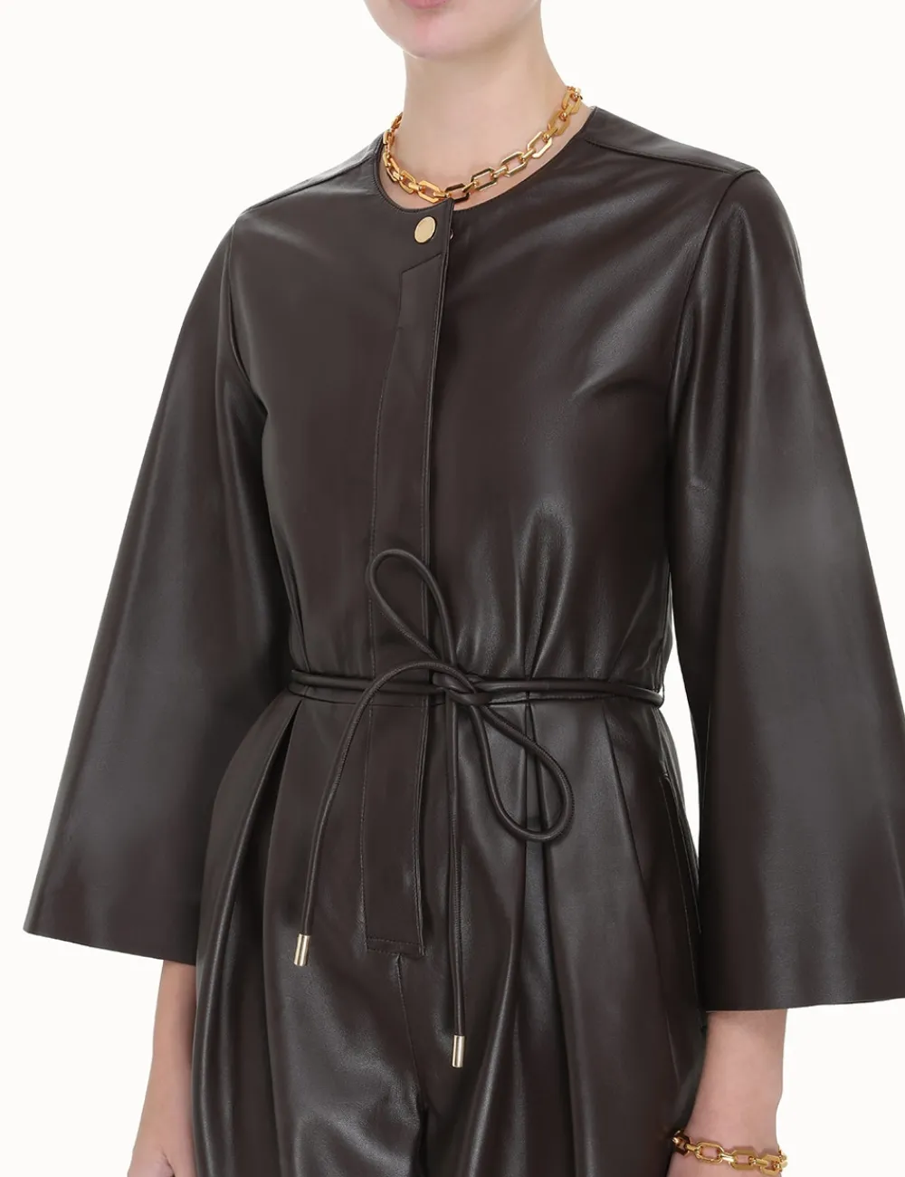 ZIMMERMANN Clothing<Luminosity Leather Jumpsuit