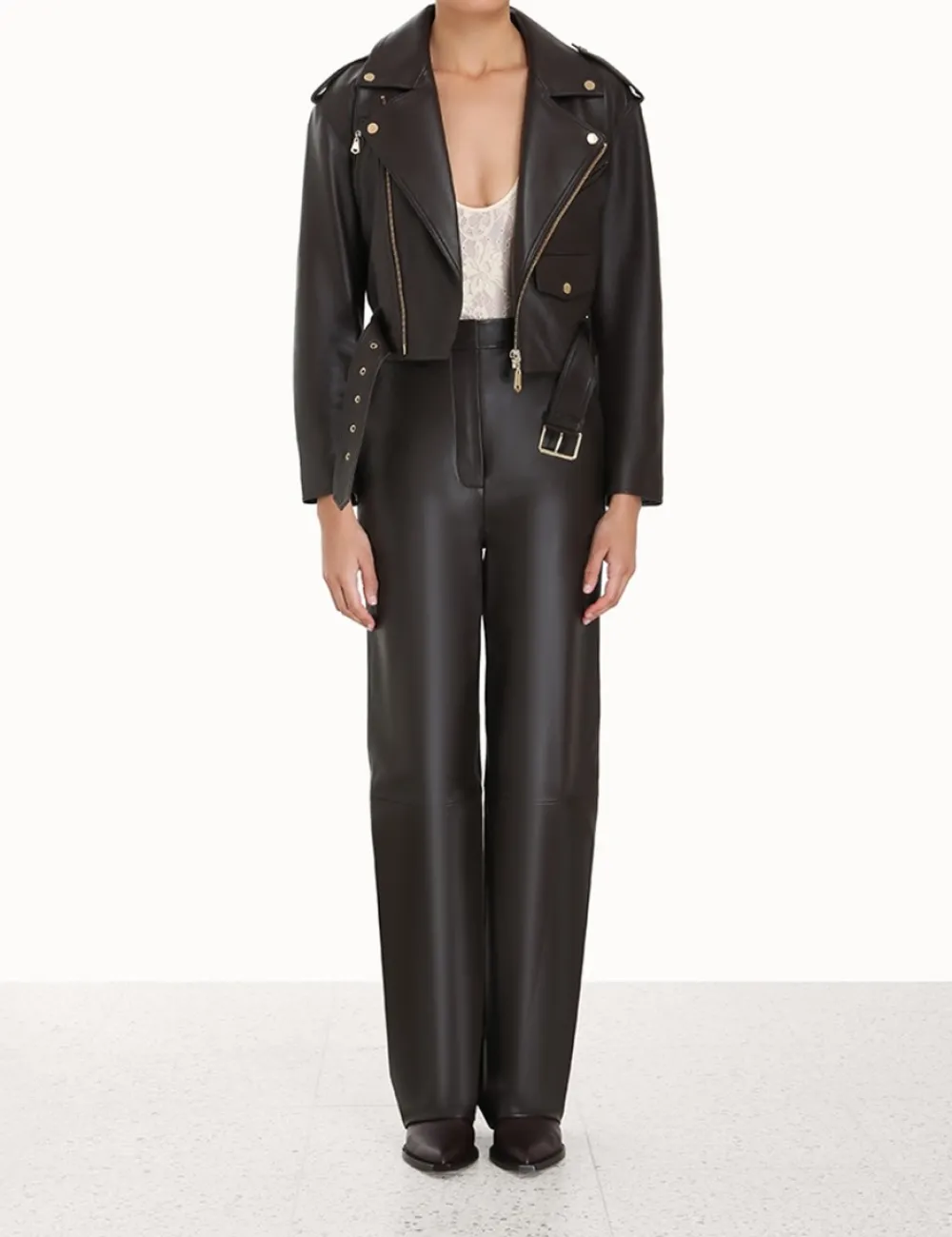 ZIMMERMANN Shorts & Pants<Luminosity Leather Pant