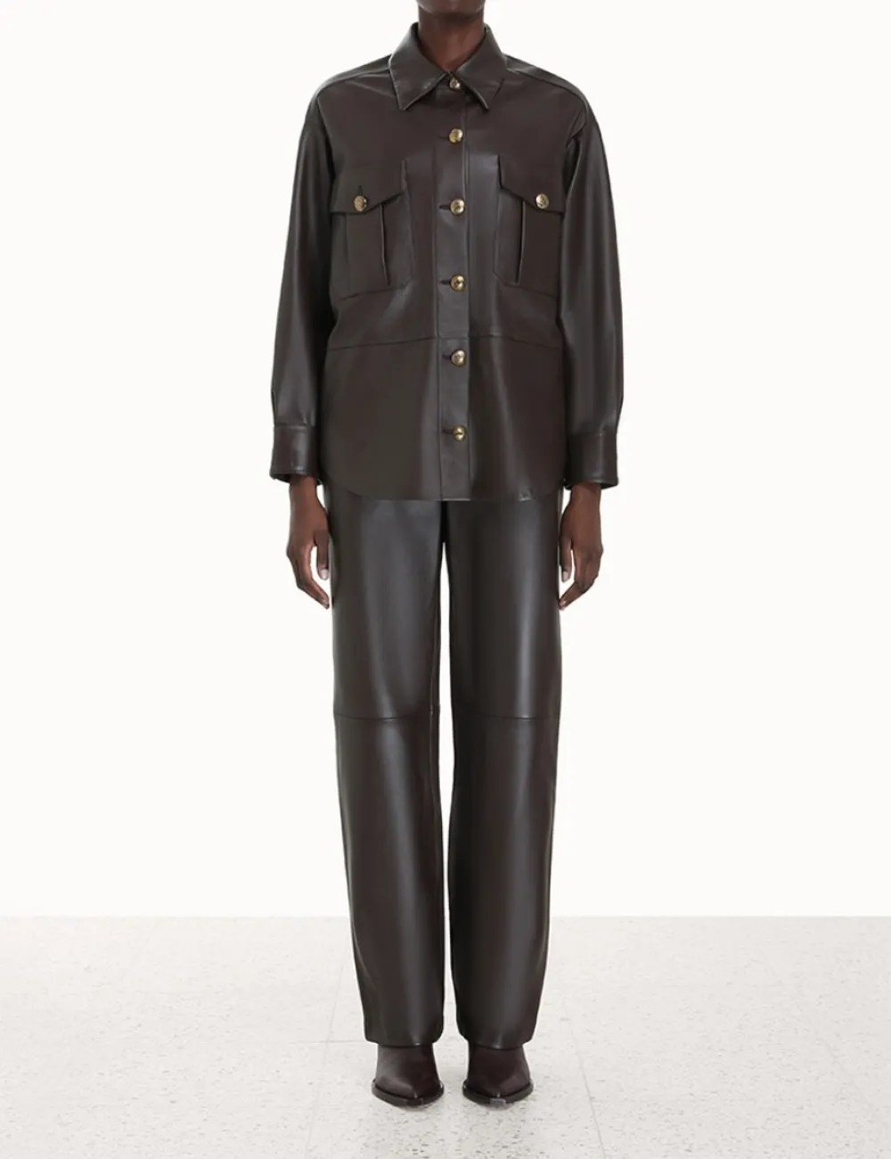 ZIMMERMANN Clothing<Luminosity Leather Pant