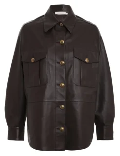 ZIMMERMANN Tops<Luminosity Leather Shirt