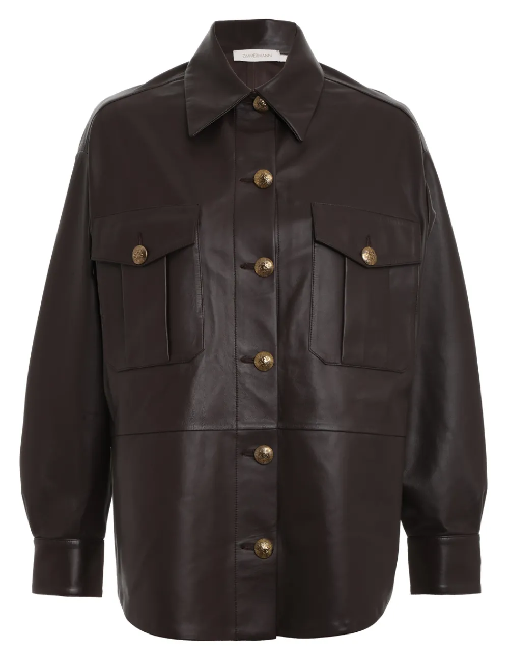 ZIMMERMANN Tops<Luminosity Leather Shirt