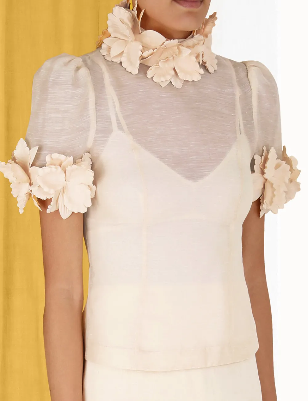 ZIMMERMANN In Denim<Luminosity Liftoff Flower Top
