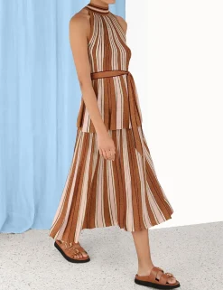 ZIMMERMANN Tops<Luminosity Lurex Halter Top