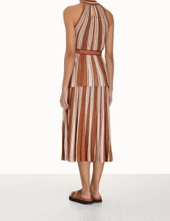 ZIMMERMANN Tops<Luminosity Lurex Halter Top