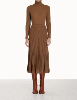 ZIMMERMANN Skirts<Luminosity Lurex Midi Skirt