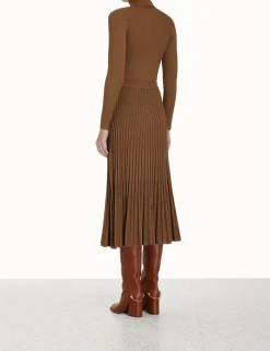 ZIMMERMANN Skirts<Luminosity Lurex Midi Skirt