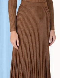ZIMMERMANN Knitwear<Luminosity Lurex Midi Skirt