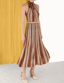 ZIMMERMANN Knitwear<Luminosity Lurex Stripe Skirt