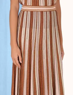 ZIMMERMANN Skirts<Luminosity Lurex Stripe Skirt